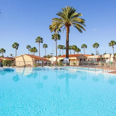 度假居 One Bedroom With Shared Pool Furnished Terrace And Wifi At Maspalomas 1 Km Away From The