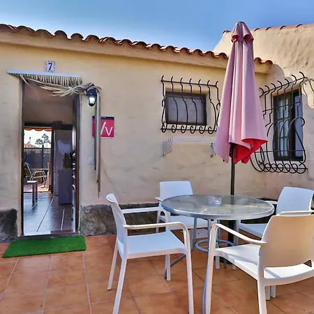 One Bedroom With Shared Pool Furnished Terrace And Wifi At Maspalomas 1 Km Away From The 度假居